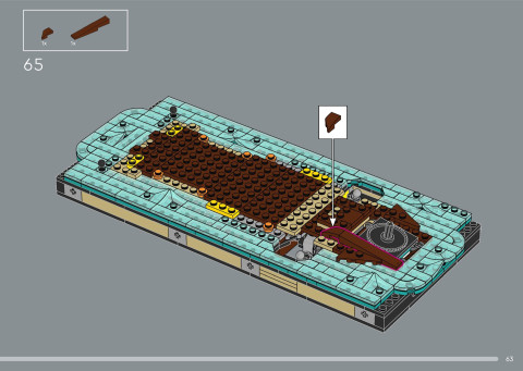 LEGO 21366 instructions page 63 – build guide