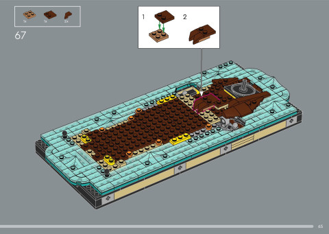 LEGO 21366 instructions page 65 – build guide