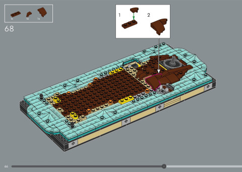 LEGO 21366 instructions page 66 – build guide