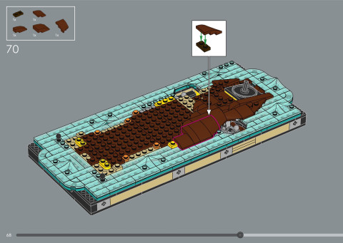LEGO 21366 instructions page 68 – build guide