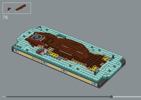 LEGO 21366 instructions page 76 – build guide