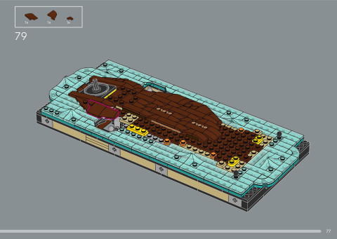 LEGO 21366 instructions page 77 – build guide