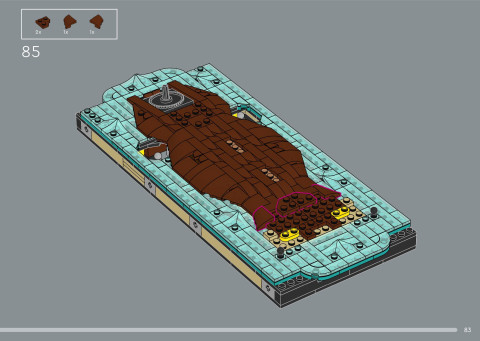 LEGO 21366 instructions page 83 – build guide