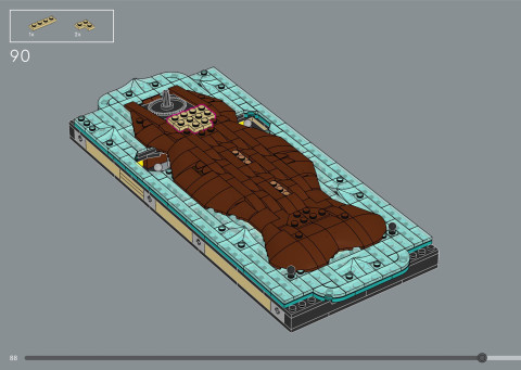 LEGO 21366 instructions page 88 – build guide