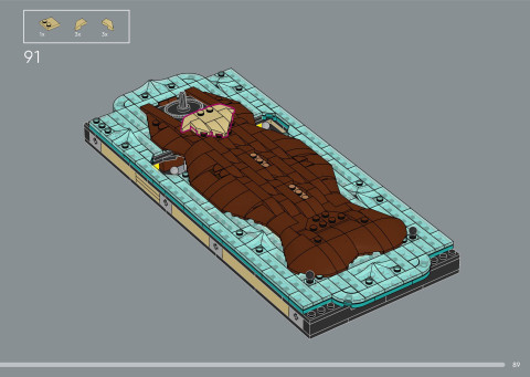 LEGO 21366 instructions page 89 – build guide