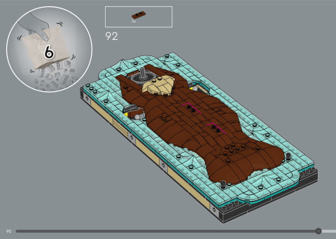 LEGO 21366 instructions page 90 – build guide