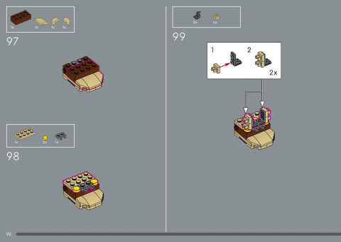 LEGO 21366 instructions page 92 – build guide
