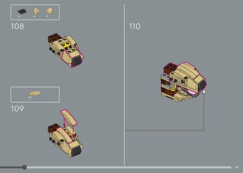 LEGO 21366 instructions page 97 – build guide