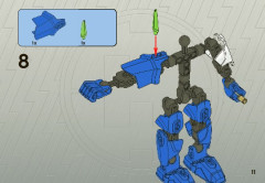 LEGO 2141 instructions page 11 – build guide