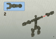 LEGO 2141 instructions page 5 – build guide