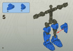 LEGO 2141 instructions page 8 – build guide
