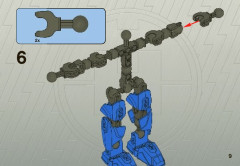 LEGO 2141 instructions page 9 – build guide