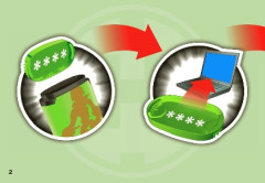 LEGO 2143 instructions page 2 – build guide