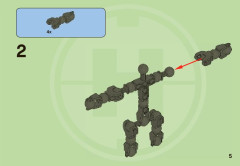 LEGO 2144 instructions page 5 – build guide