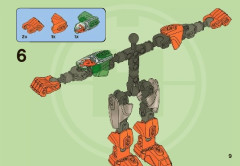 LEGO 2144 instructions page 9 – build guide