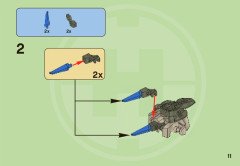 LEGO 2145 instructions page 11 – build guide