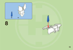 LEGO 2145 instructions page 13 – build guide