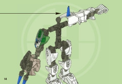 LEGO 2145 instructions page 14 – build guide