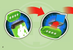 LEGO 2145 instructions page 2 – build guide