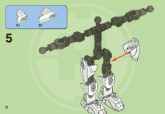 LEGO 2145 instructions page 8 – build guide