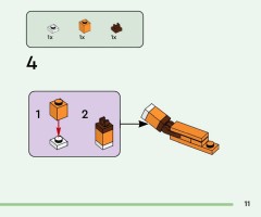 LEGO 21583 instructions page 11 – build guide