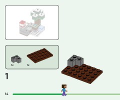 LEGO 21583 instructions page 14 – build guide