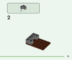 LEGO 21583 instructions page 15 – build guide
