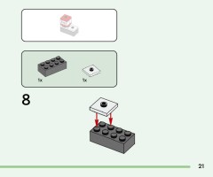 LEGO 21583 instructions page 21 – build guide