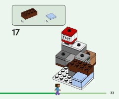 LEGO 21583 instructions page 33 – build guide