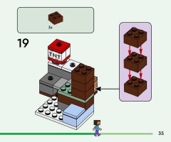 LEGO 21583 instructions page 35 – build guide
