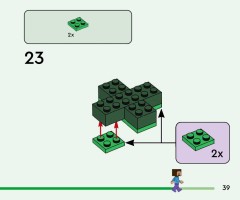 LEGO 21583 instructions page 39 – build guide