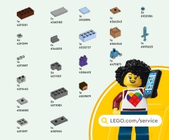 LEGO 21583 instructions page 47 – build guide