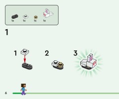 LEGO 21583 instructions page 6 – build guide