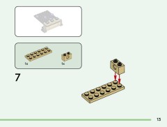 LEGO 21584 instructions page 13 – build guide