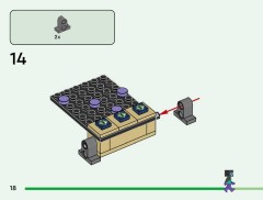 LEGO 21584 instructions page 18 – build guide