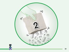 LEGO 21584 instructions page 21 – build guide