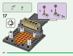LEGO 21584 instructions page 22 – build guide
