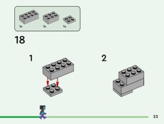 LEGO 21584 instructions page 23 – build guide