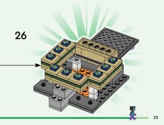 LEGO 21584 instructions page 33 – build guide