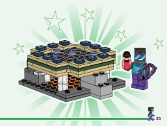 LEGO 21584 instructions page 35 – build guide