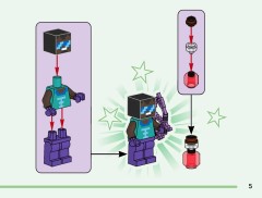 LEGO 21584 instructions page 5 – build guide