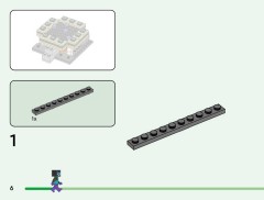 LEGO 21584 instructions page 6 – build guide