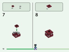 LEGO 21584 instructions page 12 – build guide