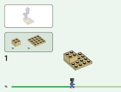 LEGO 21584 instructions page 14 – build guide