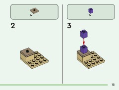 LEGO 21584 instructions page 15 – build guide