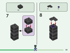 LEGO 21584 instructions page 33 – build guide