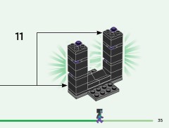 LEGO 21584 instructions page 35 – build guide