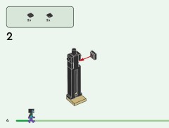 LEGO 21584 instructions page 4 – build guide