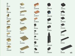 LEGO 21584 instructions page 45 – build guide