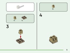 LEGO 21584 instructions page 5 – build guide